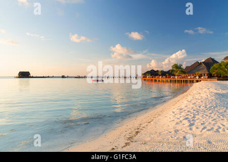 Beach garden and Spa Resort, South Male Atoll, Maldives, Atoll de Kaafu Banque D'Images