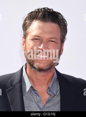 BLAKE SHELTON US musicien country en avril 2016. Photo Jeffrey Mayer Banque D'Images