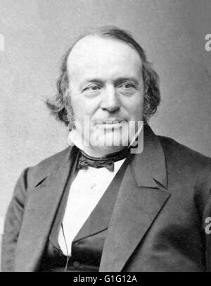 LOUIS AGASSIZ (1807-1873) biologiste et géologue Swiss-American Banque D'Images