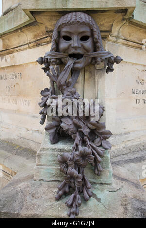 Gower Shakespeare Memorial, Stratford upon Avon, Angleterre, Royaume-Uni Banque D'Images