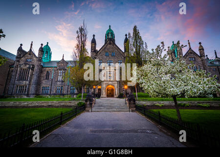 Le Trinity College à l'Université de Toronto, à Toronto, en Ontario. Banque D'Images