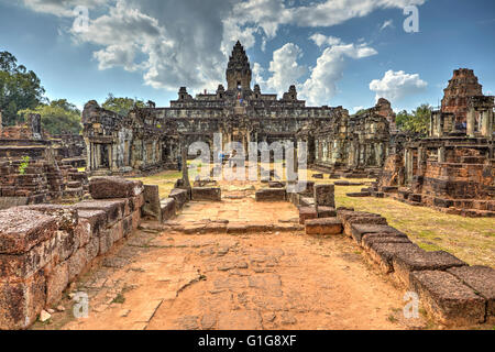 Temple Prasat Bakong, Siem Reap, Cambodge Banque D'Images