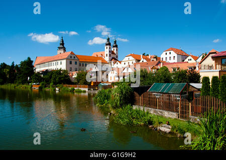 Telc - République Tchèque Banque D'Images