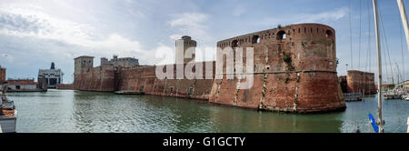 Fortezza Vecchia à Livourne, Toscane Italie Banque D'Images