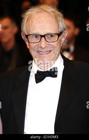 Ken Loach participant à la 'JE, Daniel Blake' premiere pendant le 69e Festival du Film de Cannes au Palais des Festivals de Cannes le 13 mai 2016 dans le monde d'utilisation | Banque D'Images