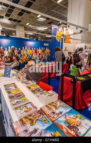 Turin, Italie. 15 mai, 2016. XXIX International Book Fair - Stand Bonelli, Crédit : Realy Easy Star/Alamy Live News Banque D'Images