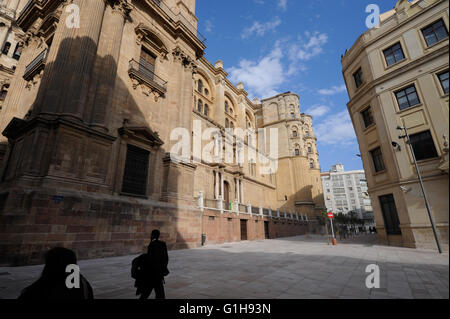 La Cathédrale de l'Incarnation et musée de la cathédrale. Souvent appelée 'La Manquita' signifiant 'lady' un-armé, Malaga, Banque D'Images