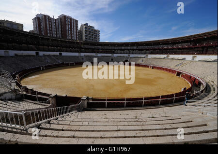 Arène Plaza de Toros de La Malagueta Malaga Espagne Banque D'Images