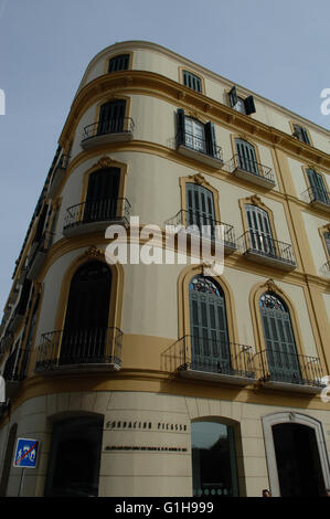 La vieille Picasso Malaga Espagne Banque D'Images