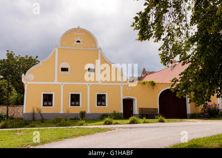 République tchèque - UNESCO village Holasovice en Bohême du Sud Banque D'Images