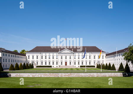 Le château de Bellevue accueil du président de l'Allemagne à Berlin en Allemagne. Banque D'Images