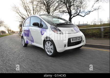 2009 Citroën voiture électrique EV ou Czero Banque D'Images