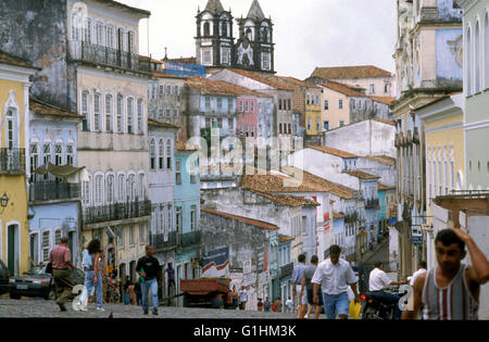 Pelourinho de Salvador de Bahia, Brésil Banque D'Images