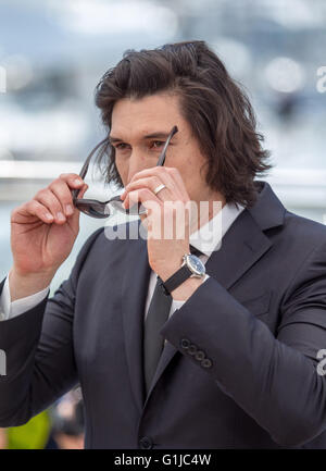 Cannes, France. 16 mai, 2016. Acteur Adam Driver Paterson, Photocall. 69 ème Festival du Film de Cannes Cannes, France 16 mai 2016 Diw89696 Allstar Crédit : photo library/Alamy Live News Banque D'Images