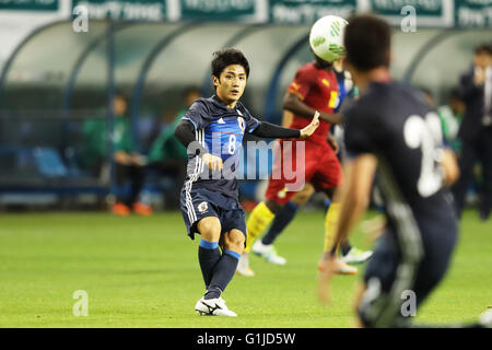 Saga, au Japon. Le 11 mai, 2016. Ryota Oshima (Japon), le 11 mai 2016 - Football : match amical entre U-23 Japon 3-0 Ghana dans le meilleur des services et équipements Stadium de Saga, au Japon. © AFLO/Alamy Live News Banque D'Images