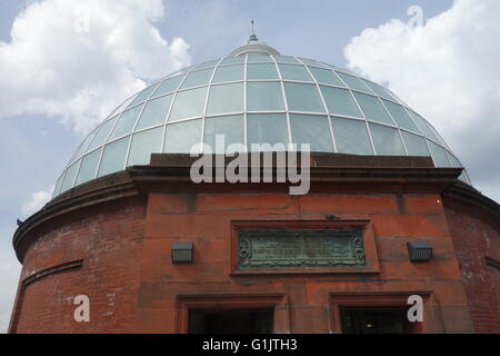 Pied de Greenwich, Tunnel de Royal Borough de Greenwich, London, UK Banque D'Images