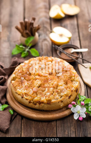 tarte aux pommes Banque D'Images