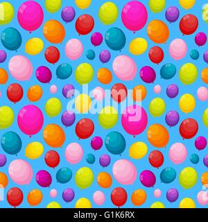 Ballons brillant couleur de fond Seamles illustra vecteur Illustration de Vecteur