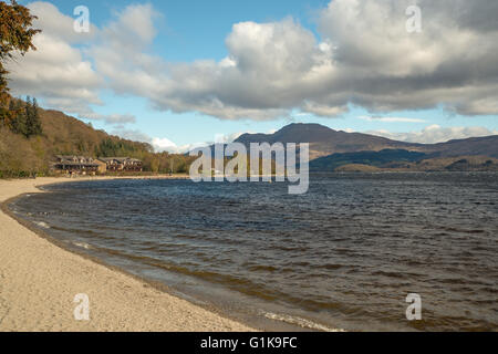 Luss le Loch Lomond Ecosse Royaume-Uni Banque D'Images