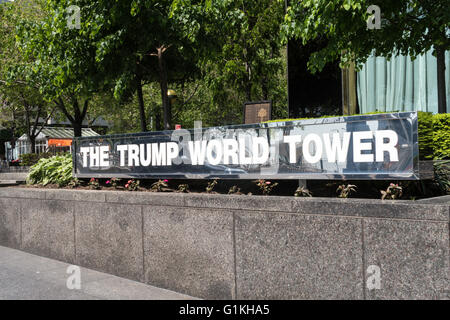 La Trump World Tower, NEW YORK, USA Banque D'Images