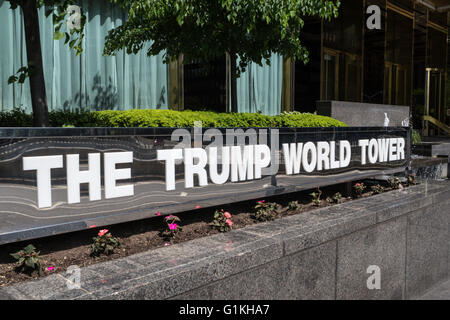 La Trump World Tower, NEW YORK, USA Banque D'Images