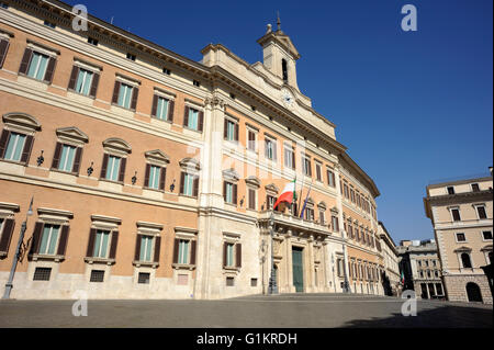 Italie, Rome, Palazzo di Montecitorio, parlement italien Banque D'Images