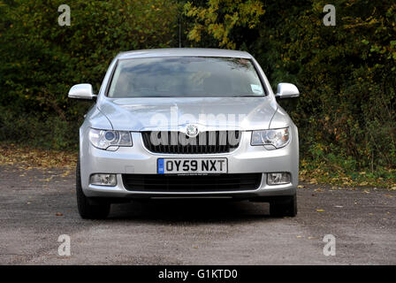 2009 Skoda Superb berline tricorps STI Banque D'Images