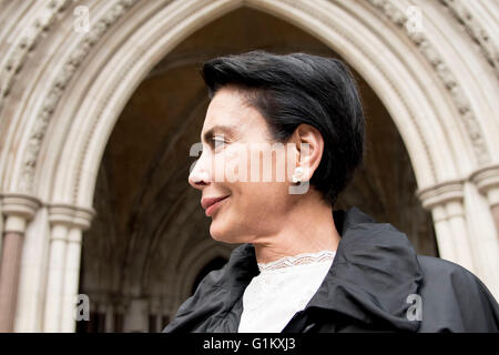 Janan Harb HIgh Court Londres prince saoudien liaison secrète Banque D'Images