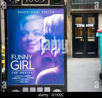 Funny Girl Savoy Theatre Sheridan Smith poster GV Banque D'Images