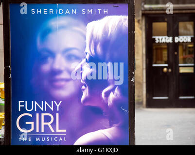 Funny Girl Savoy Theatre Sheridan Smith poster GV Banque D'Images