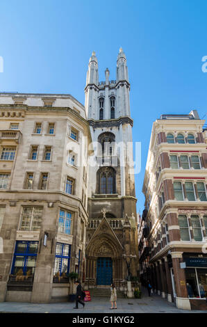 St Michael's Church, Cornhill, Ville de London, UK Banque D'Images