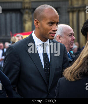 Chuka Umunna député travailliste de Tony Benn's Funeral Banque D'Images