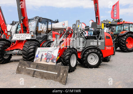 Weidemann Hoftrac 1160 tout électrique chargeur agricole multifonctionnelle en vente chez un concessionnaire Banque D'Images