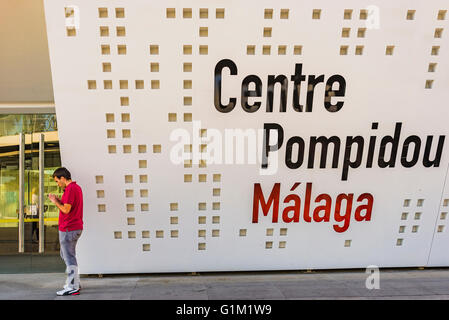 Le Centre Pompidou Málaga est une succursale du Centre national d'art et de culture Georges Pompidou de France Banque D'Images