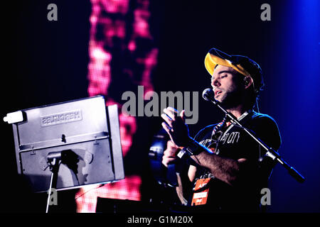 BILBAO, ESPAGNE - NOV 01 : Le National avec Sufjan Stevens (band) musique live show à Bime Festival. Banque D'Images