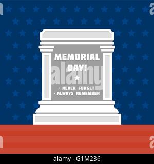 Memorial Day poster vector Illustration de Vecteur