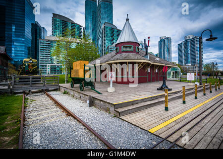 Don au Roundhouse Station Park, à Toronto, en Ontario. Banque D'Images