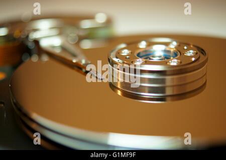 Disque dur interne Close Up Banque D'Images