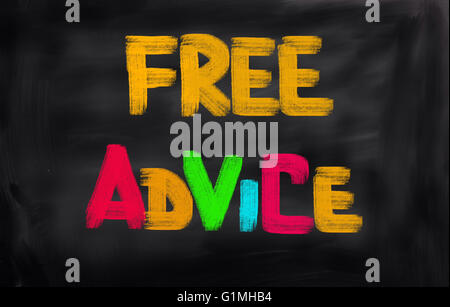 Conseils Concept Banque D'Images