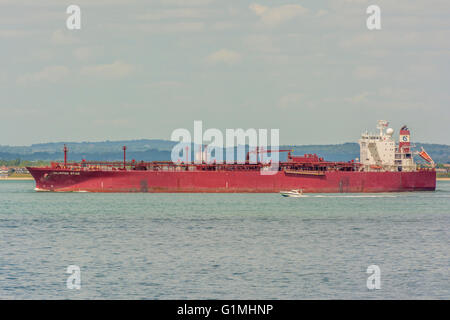 Le Clipper Star en photo dans le Solent off Hampshire. Banque D'Images