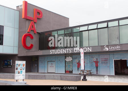 Union d'étudiants et le PAJ, Journée Portes Ouvertes à l'Université Lincoln Banque D'Images