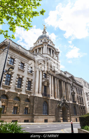 La Cour Criminelle Centrale Old Bailey London UK Banque D'Images