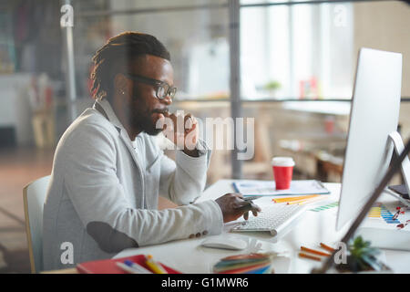 Portrait de créateur Banque D'Images