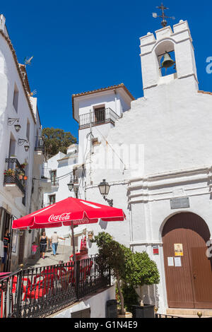 La province de Malaga, Costa del Sol, Andalousie, Espagne du sud. Le 17ème siècle (ou Hermitage) Ermita de San Sebastián Banque D'Images