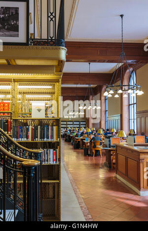 New York, État de New York, États-Unis d'Amérique. La Bibliothèque publique de New York. Banque D'Images