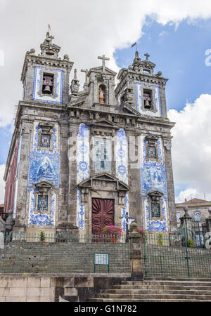 Eglise de Saint Ildefonso dans le centre historique de Porto, Portugal Banque D'Images
