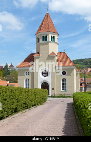 Synagogue juive, Cesky Krumlov, République tchèque, la Bohême du Sud Banque D'Images