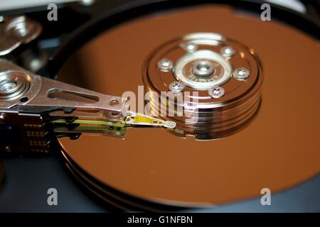 Disque dur interne Close Up Banque D'Images