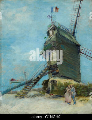 Vincent van Gogh - Le Moulin de la Galette - Museo Nacional de Bellas Artes de Buenos Aires Banque D'Images