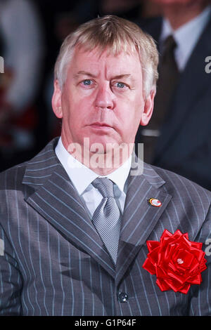 Tokyo, Japon. 18 mai, 2016. Gunther SLEEUWAGEN ambassadeur belge au Japon assiste à la cérémonie d'ouverture de tapis de fleurs de Bruxelles à Roppongi Hills Arena le 18 mai 2016, Tokyo, Japon. Pour commémorer 150 ans de relations diplomatiques entre les deux pays, deux énormes tapis de fleurs sont affichés à Roppongi Hills Arena et à la ville par la Tokyo Skytree Tapis de Fleurs de Bruxelles l'équipe. Un des invités à la cérémonie d'ouverture a été le Gouverneur de Tokyo, Yoichi Masuzoe, qui est sous le feu pour détournement de fonds politiques. Credit : AFLO Co.,Ltd/Alamy Live News Banque D'Images